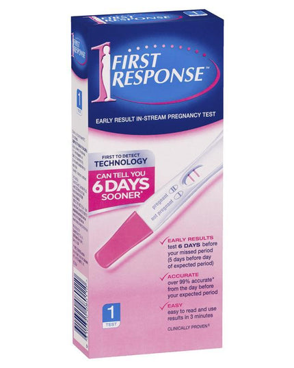 First Response Instream Pregnancy Test 1 Test