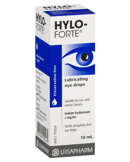 Hylo Forte 2mg Preservative Free Eye Drops 10ml