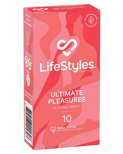 LifeStyles® Ultimate Pleasures Condoms 10 Pack
