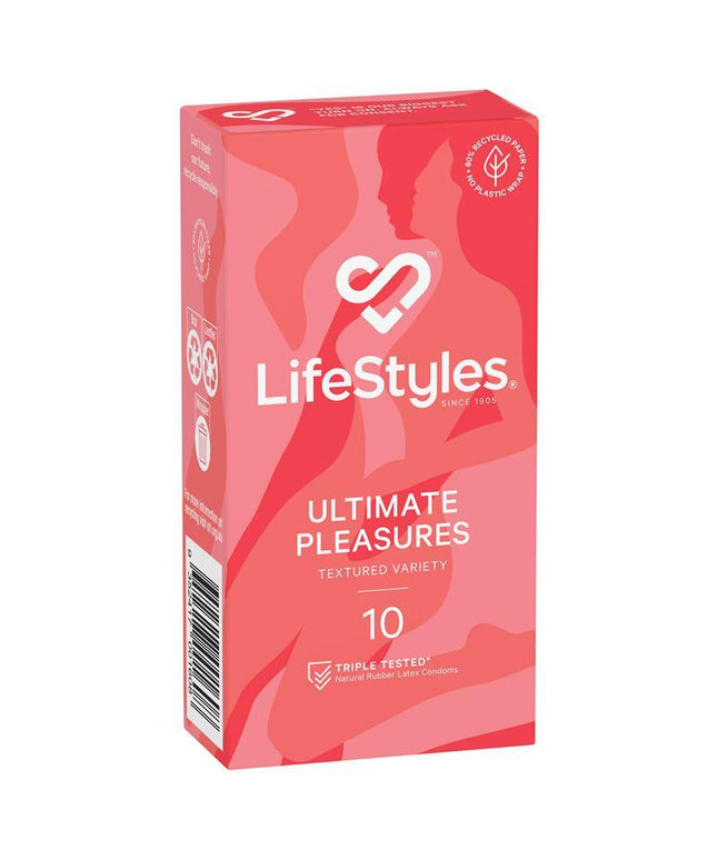 LifeStyles® Ultimate Pleasures Condoms 10 Pack
