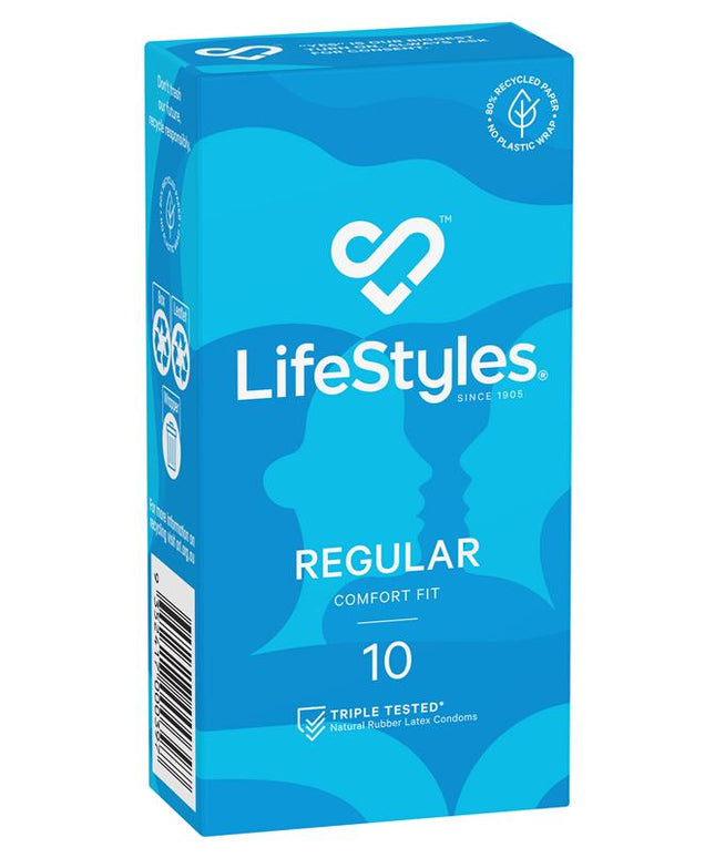 LifeStyles Condoms Regular 10 Pack