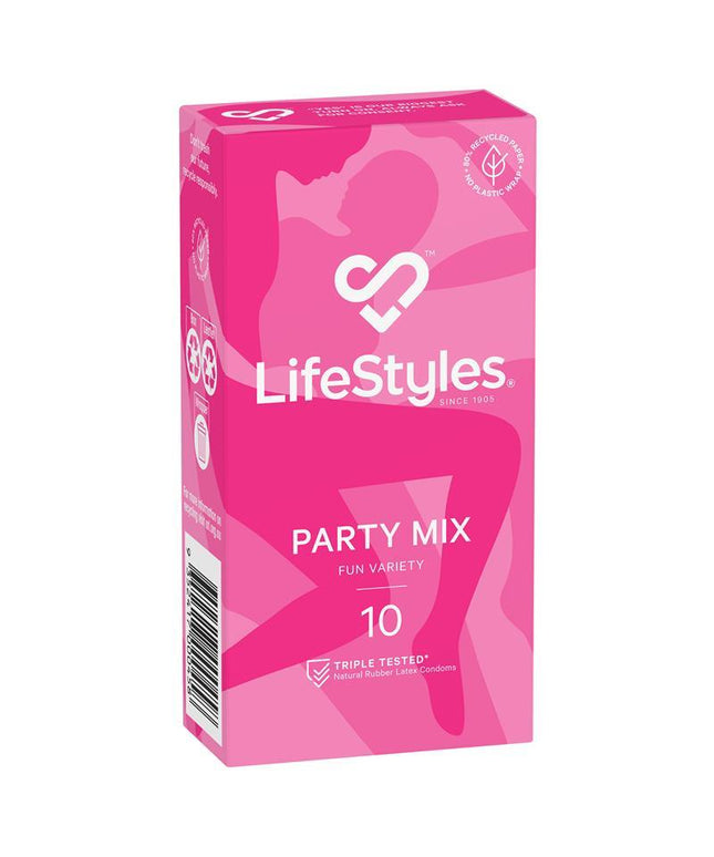 LifeStyles® Party Mix Condoms 10 Pack