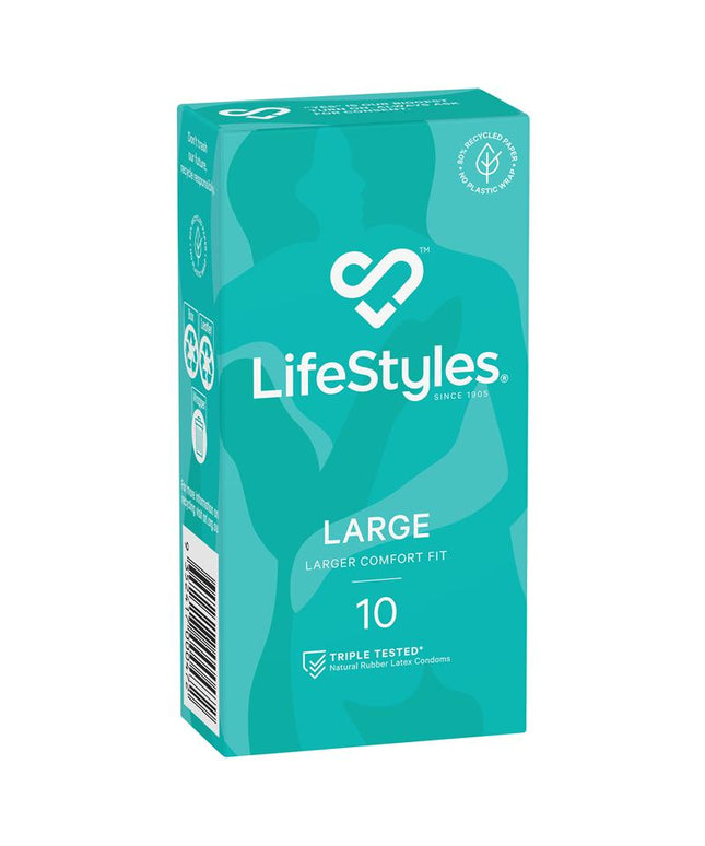 LifeStyles® Large Condoms 10 Pack