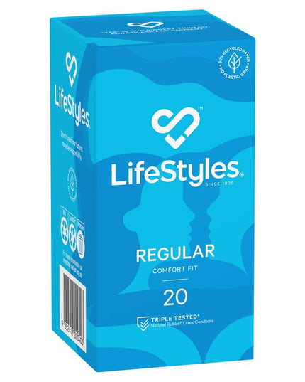 LifeStyles® Regular Condoms 20 Pack