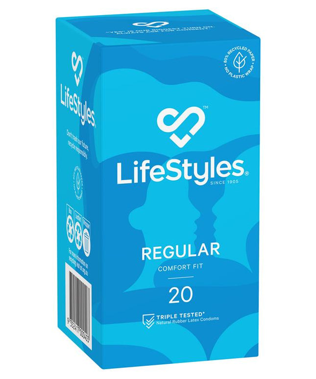 LifeStyles® Regular Condoms 20 Pack