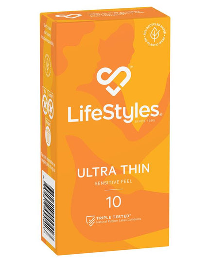 LifeStyles® Ultra Thin Condoms 10 Pack