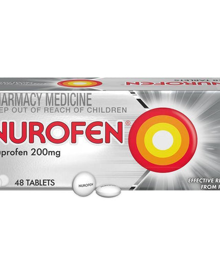 Nurofen Pain Relief Tablets 48 Pack Ibuprofen 200mg