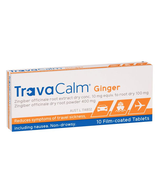 Travacalm Ginger 10 Tablets