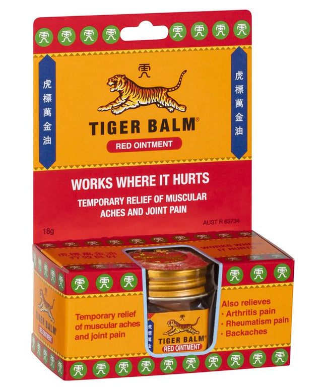 Tiger Balm Muscle & Joint Relief Red Ointment 18g
