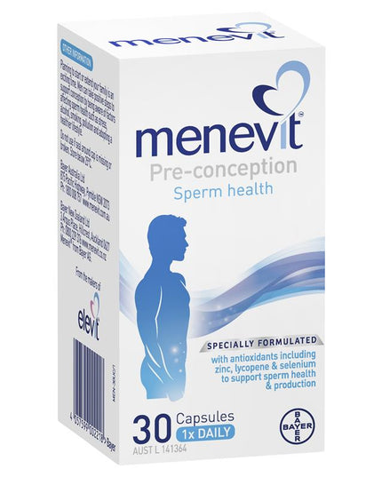 Menevit 30 Capsules NEW