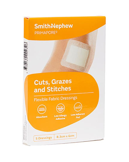 Primapore 8.3cm x 6cm 5 Pack
