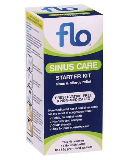 FLO Sinus Care Starter Kit 12 Sachets