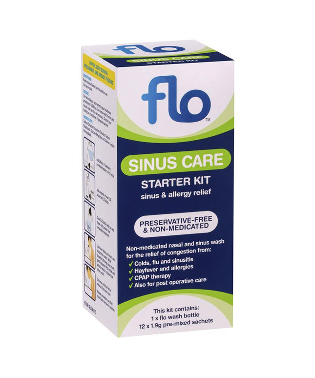 FLO Sinus Care Starter Kit 12 Sachets