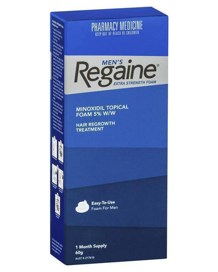 Regaine Men's Extra Strength Minoxidil Foam Hair Regrowth Treatment 60g