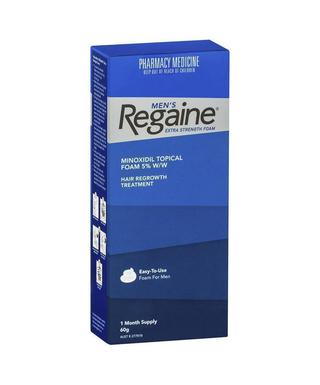 Regaine Men's Extra Strength Minoxidil Foam Hair Regrowth Treatment 60g