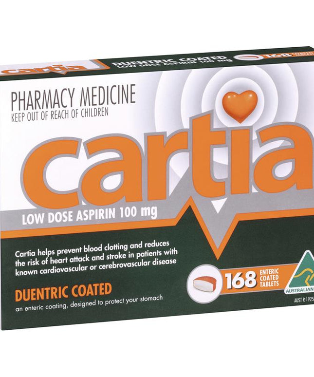 Cartia 100mg Tablets 168