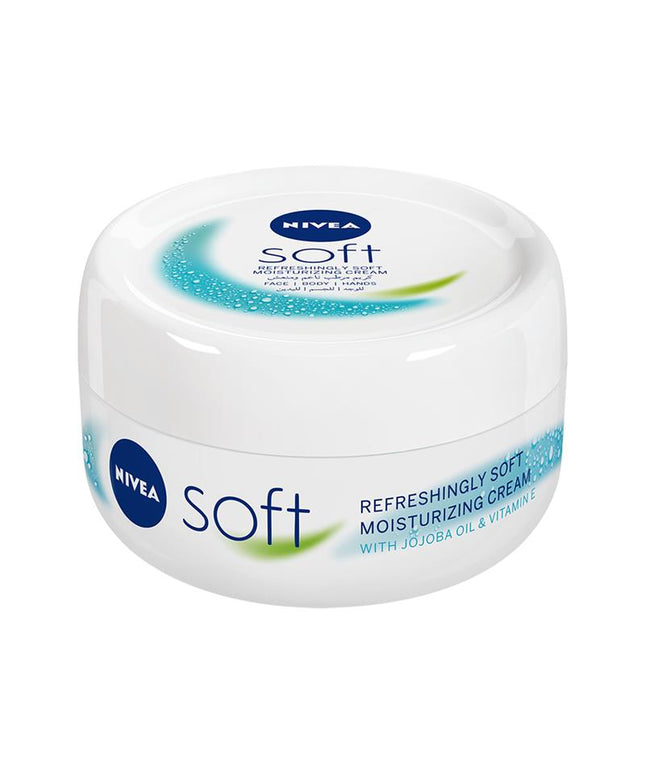 NIVEA Soft Moisturiser Cream Face Body Hands 200ml