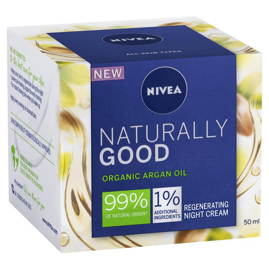 NIVEA Naturally Good Regenerating Face Moisturiser Night 50ml