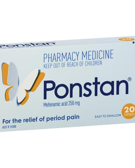 Ponstan 250mg Capsules 20