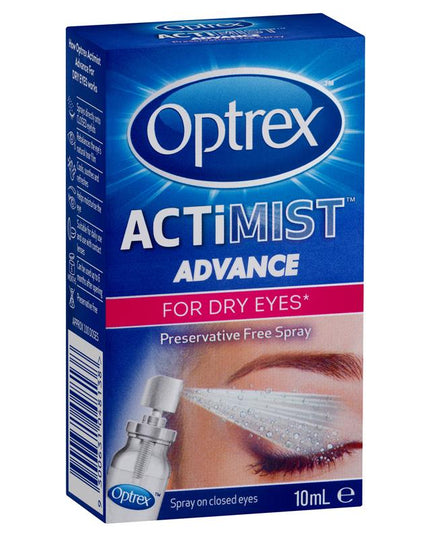 Optrex Advance Actimist Preservative Free Dry Eye Spray 10ml