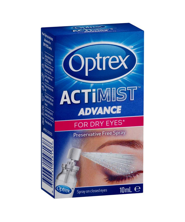 Optrex Advance Actimist Preservative Free Dry Eye Spray 10ml