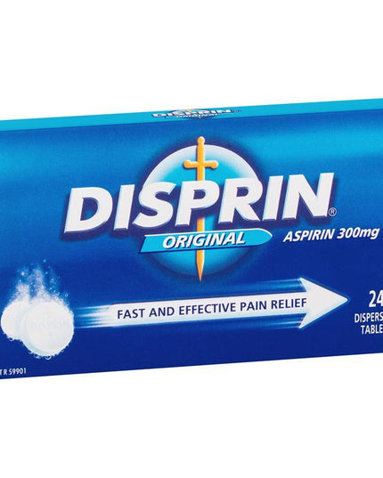 Disprin Soluble Direct Fast Acting Pain Relief Tablets 24 Pack