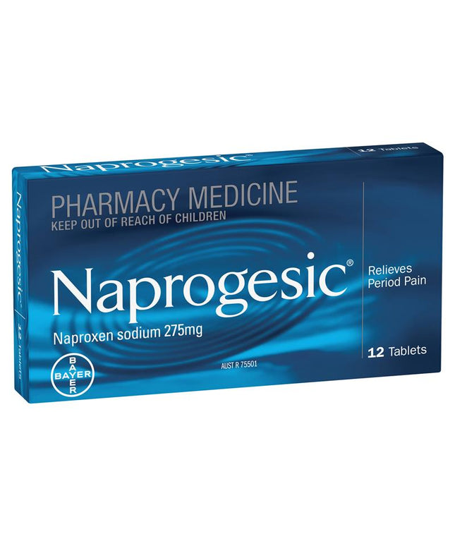 Naprogesic 275mg Tablets 12 Pack