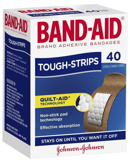 Band-Aid Tough Strips 40 Pack