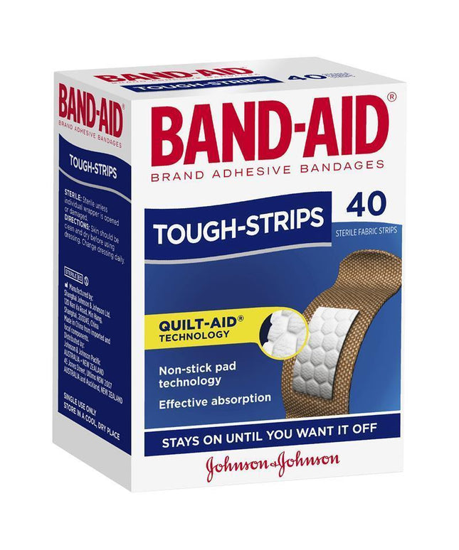 Band-Aid Tough Strips 40 Pack
