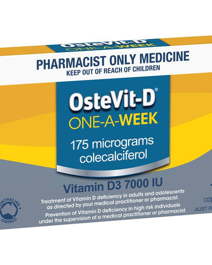 OsteVit-D Vitamin D3 7000IU 1-A-Week 10 Capsules (S3)