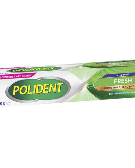 Polident Denture Adhesive Cream Fresh Mint 60g