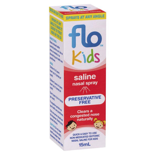 FLO Kids Saline Nasal Spray 15ml
