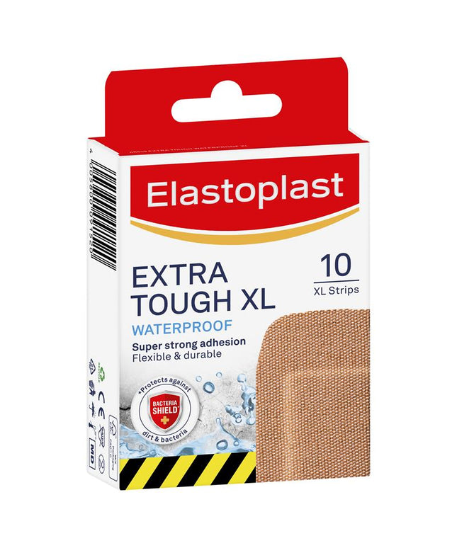 Elastoplast Heavy Fabric Waterproof XL 10 Strips
