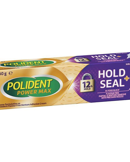 Polident MAX SEAL Denture Adhesive Cream 40g