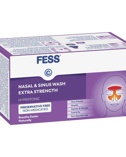Fess Nasal & Sinus Wash Extra Strength Refill 24 Sachets