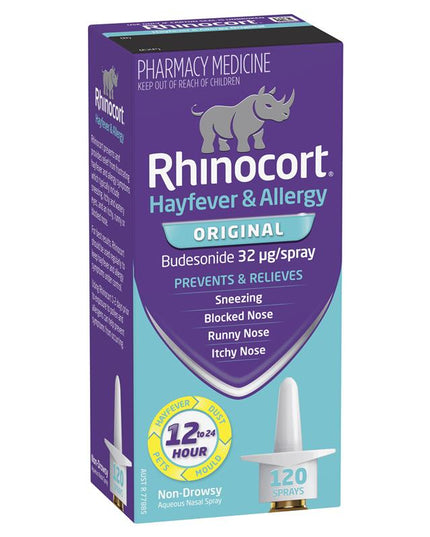 Rhinocort Original Hayfever & Allergy Nasal Spray 120 Sprays