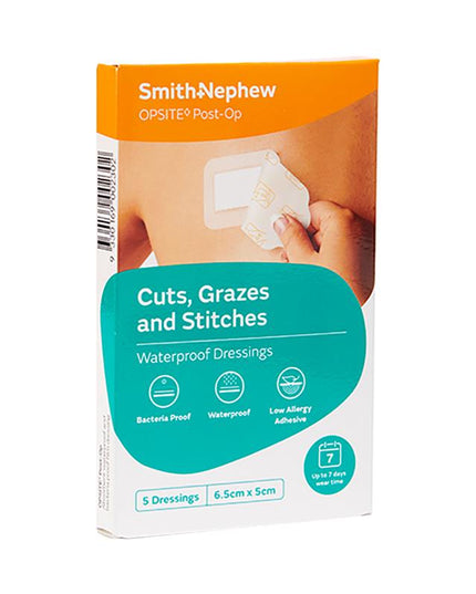 Opsite Post-Op 6.5cm x 5cm 5 Pack
