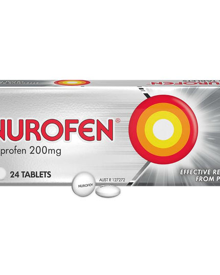 Nurofen Ibuprofen Pain Relief Tablets 200mg 24 Pack