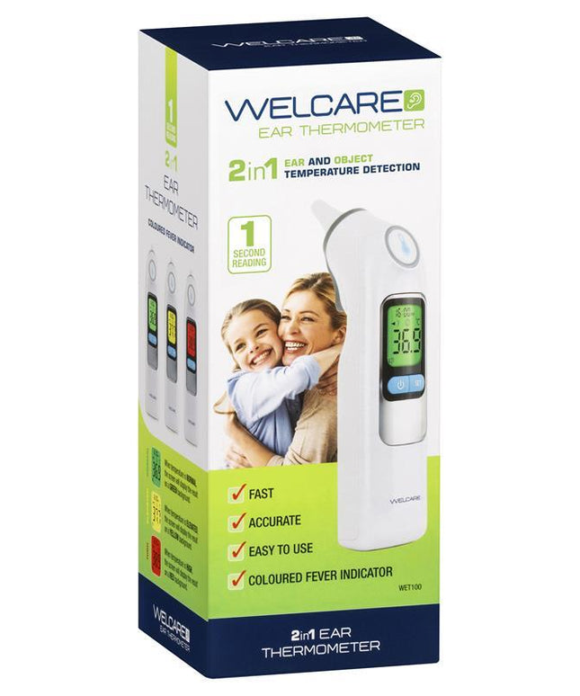 Welcare 2 In 1 Ear Thermometer