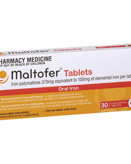Maltofer Oral Iron 100mg 30 Tablets