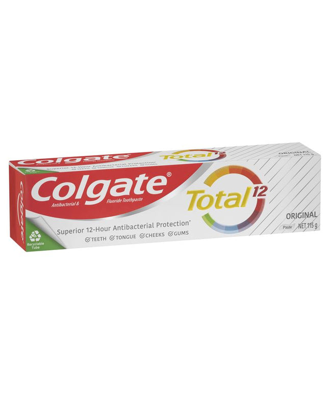 Colgate Toothpaste Total Original Antibacterial & Fluoride 115g