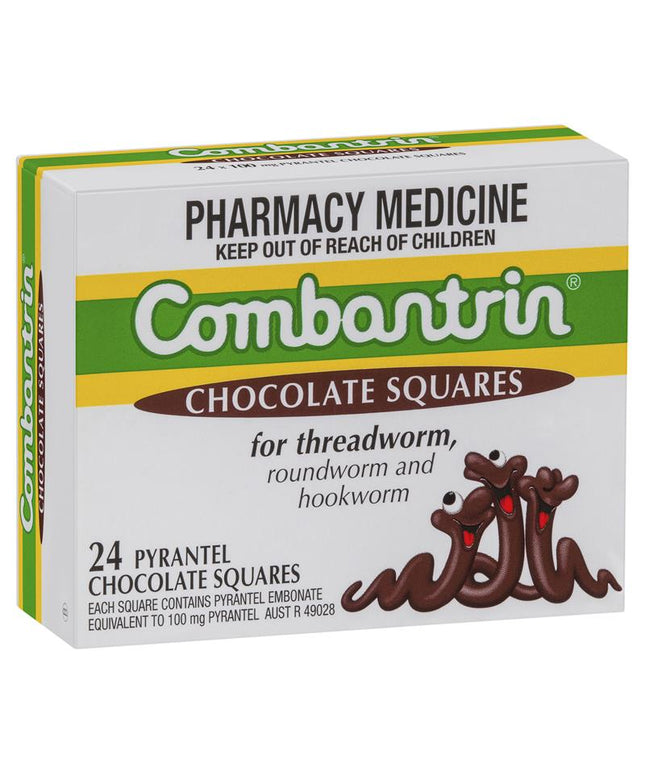 Combantrin Chocolate Squares 24