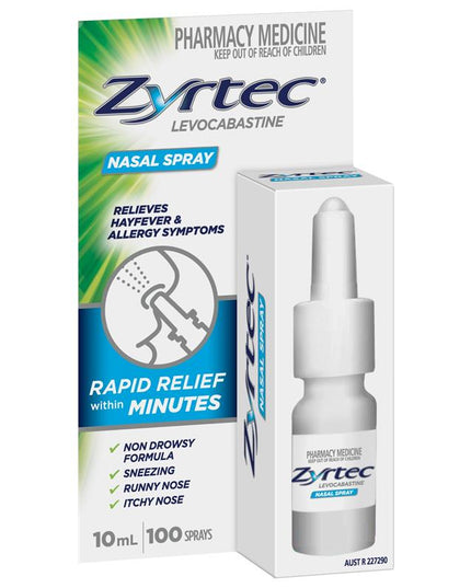 Zyrtec Antihistamine Hayfever & Allergy Nasal Spray 10mL