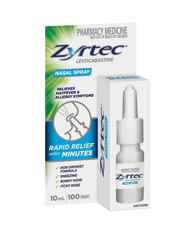 Zyrtec Antihistamine Hayfever & Allergy Nasal Spray 10mL
