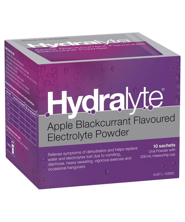 Hydralyte Powder Apple Blackcurrant 5g X 10