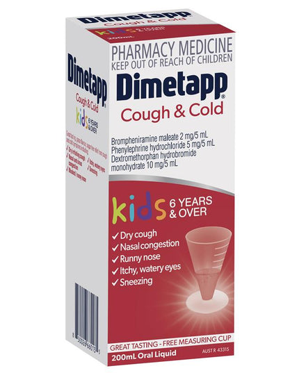 Dimetapp Cold and Allergy 200mL