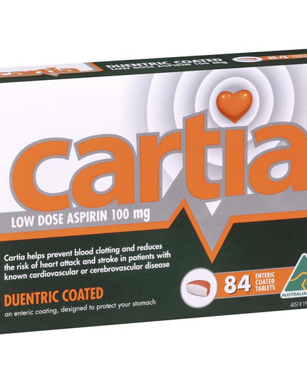 Cartia 100mg Tablets 84