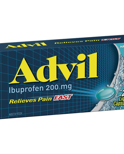Advil Ibuprofen Pain Relief 20 Liquid Capsules