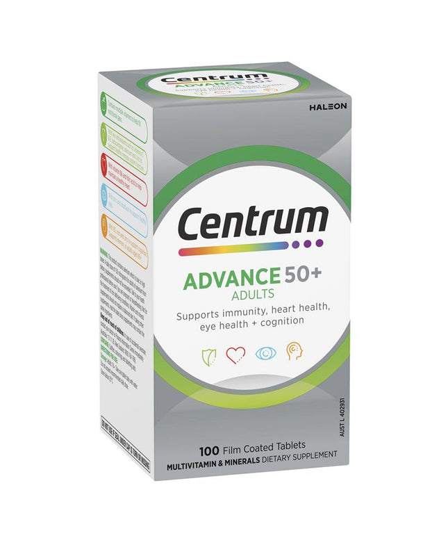 Centrum Advance Multivitamin 50+ 100 Tablets