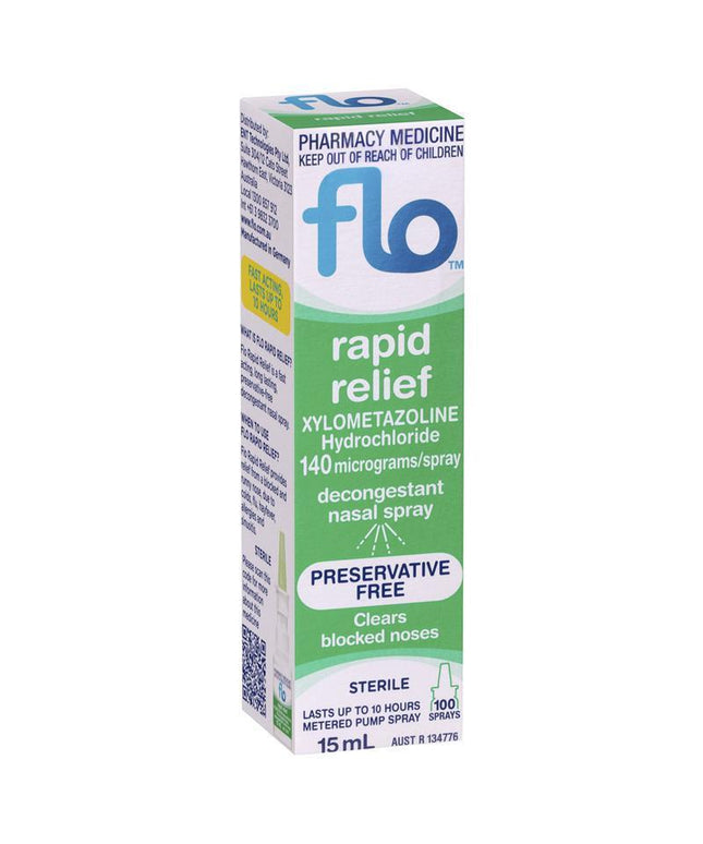 FLO Rapid Relief Nasal Decongestant 15mL
